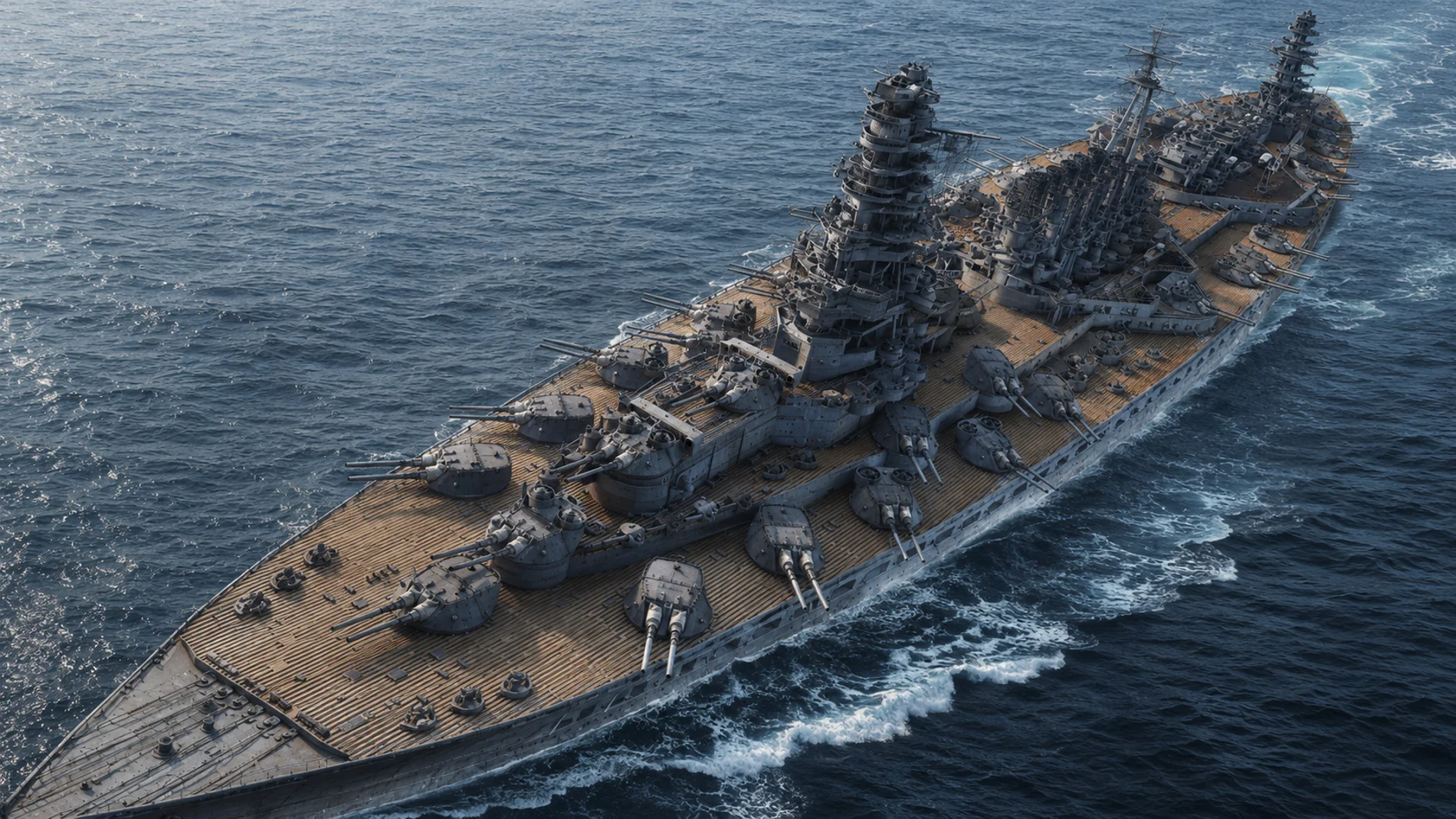 Zipang, the 500,000-ton Japanese megabattleship that could have been the largest warship in the world