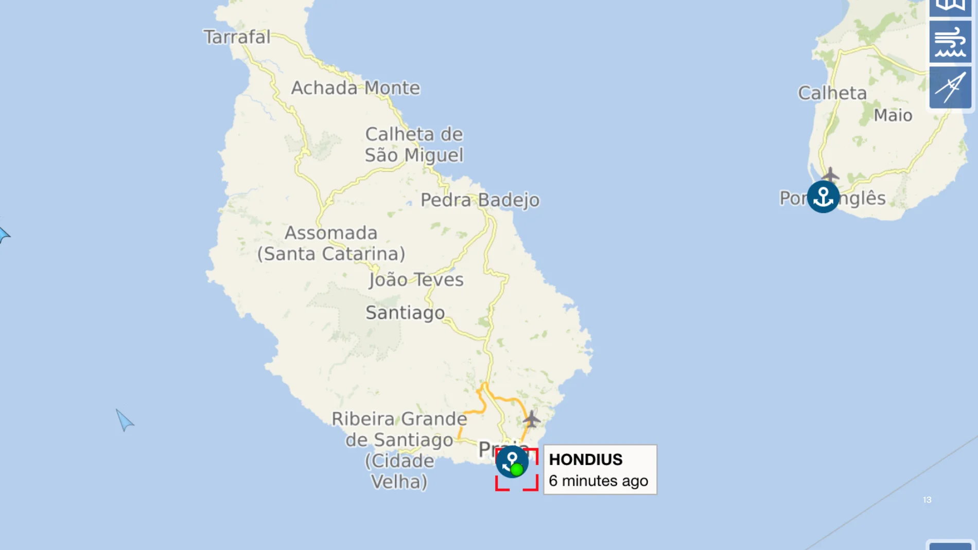 the stops where Hantavirus infections occurred