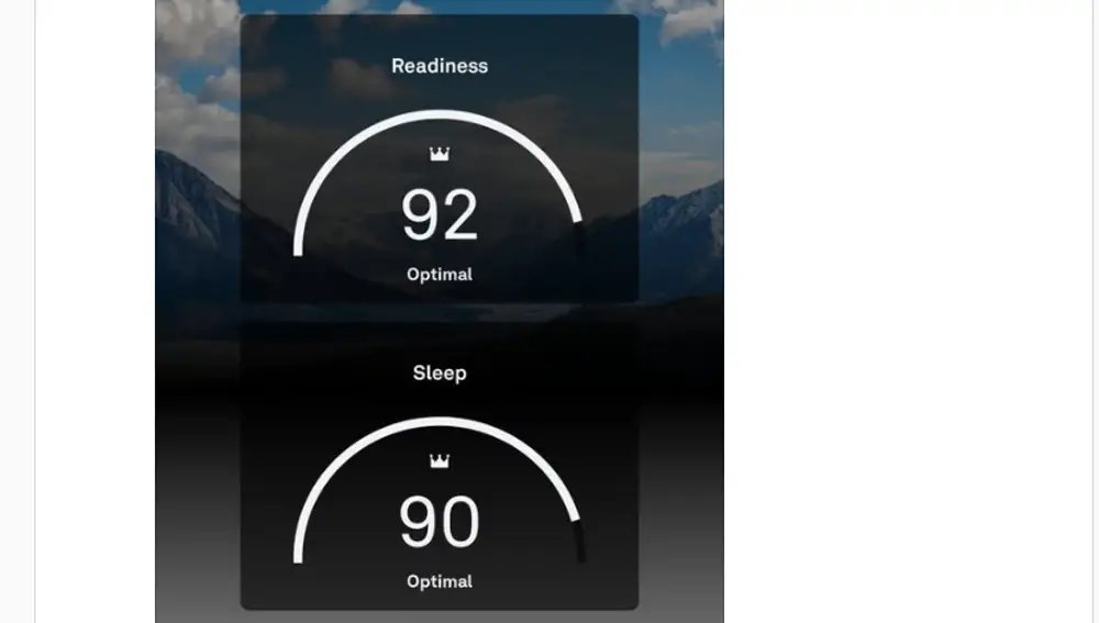 Zuckerberg using the 8Sleep app