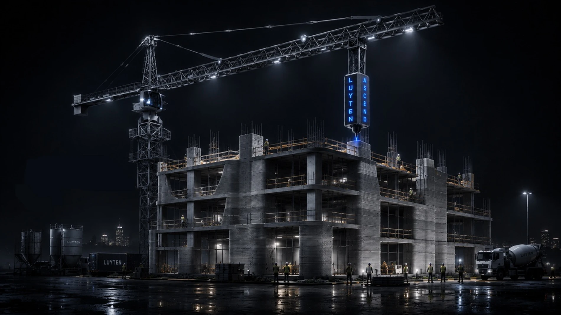 They create a crane that prints buildings