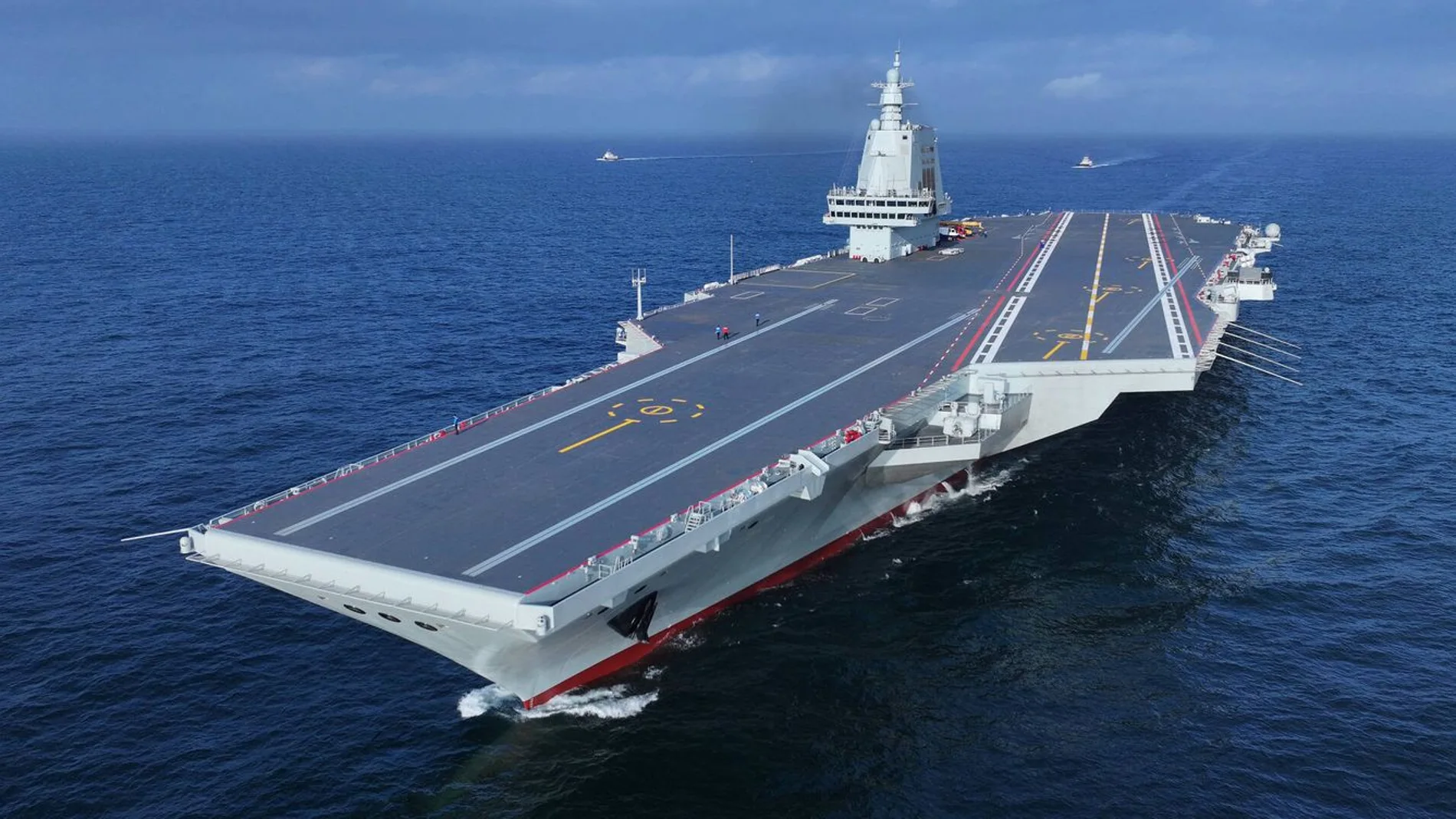 Chinese aircraft carrier Fujian could be the first in the world with an operational anti-torpedo torpedo system