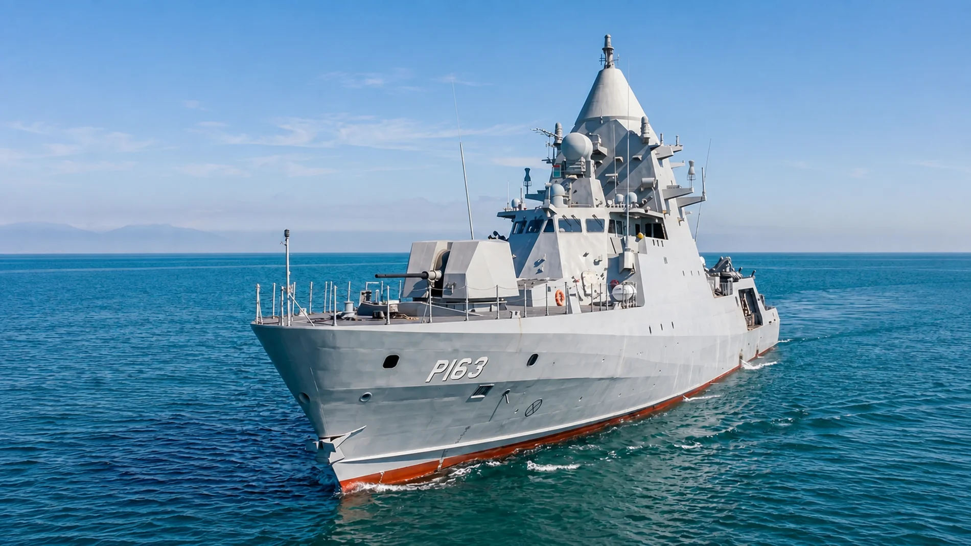 The patrol boat of only 60 meters with the firepower of a frigate