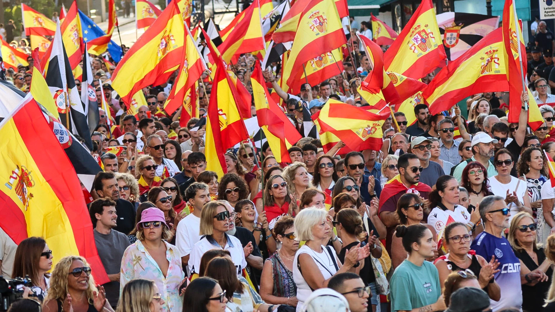 Map of the mass demonstrations in Ceuta on September 2: cities, times and confirmed municipalities