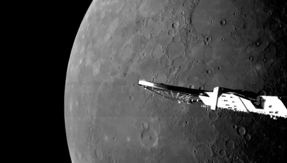 The surface of Mercury imaged in January 2025.