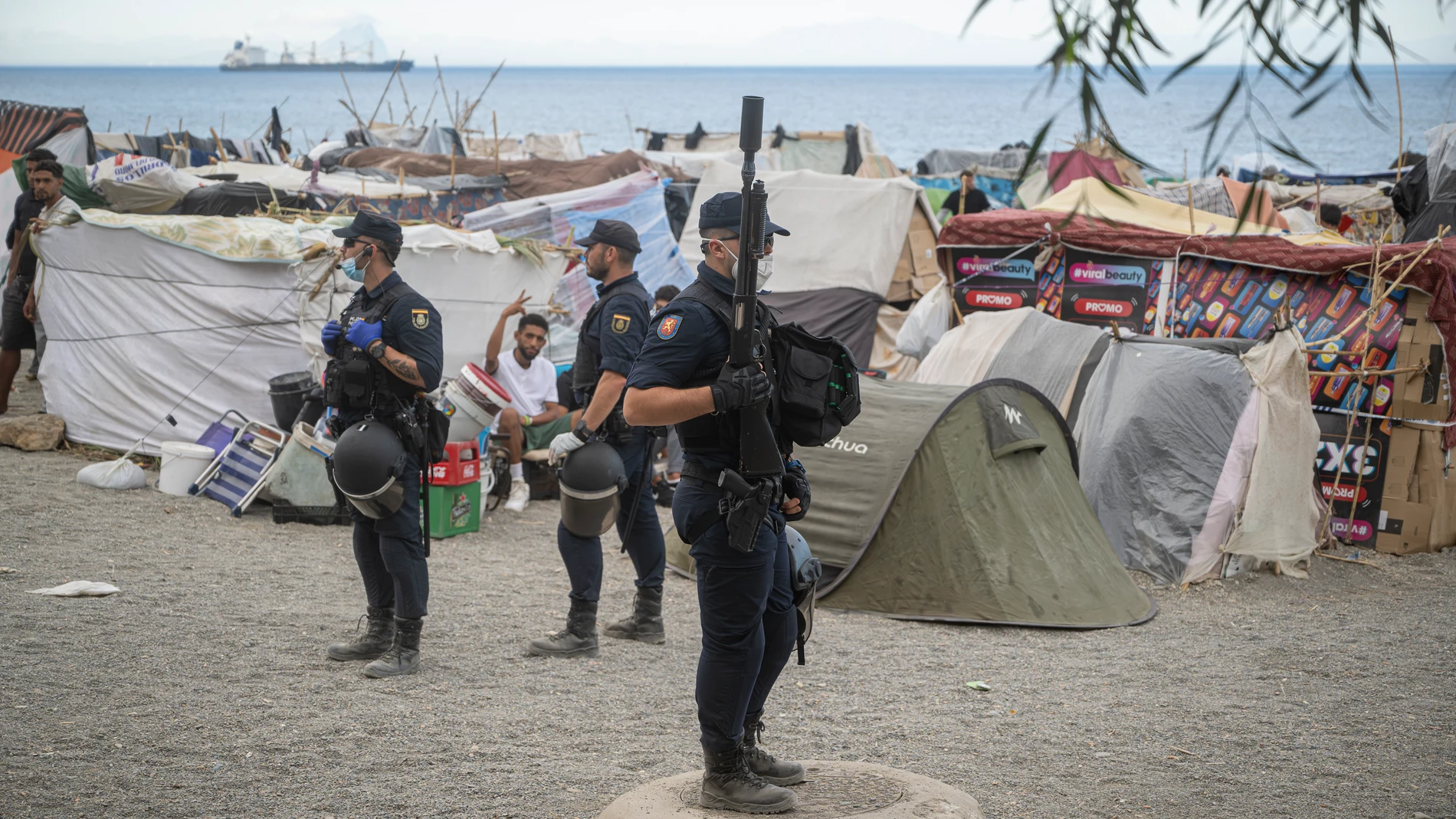 The police, tied up in the face of more massive assaults like the one in Ceuta
