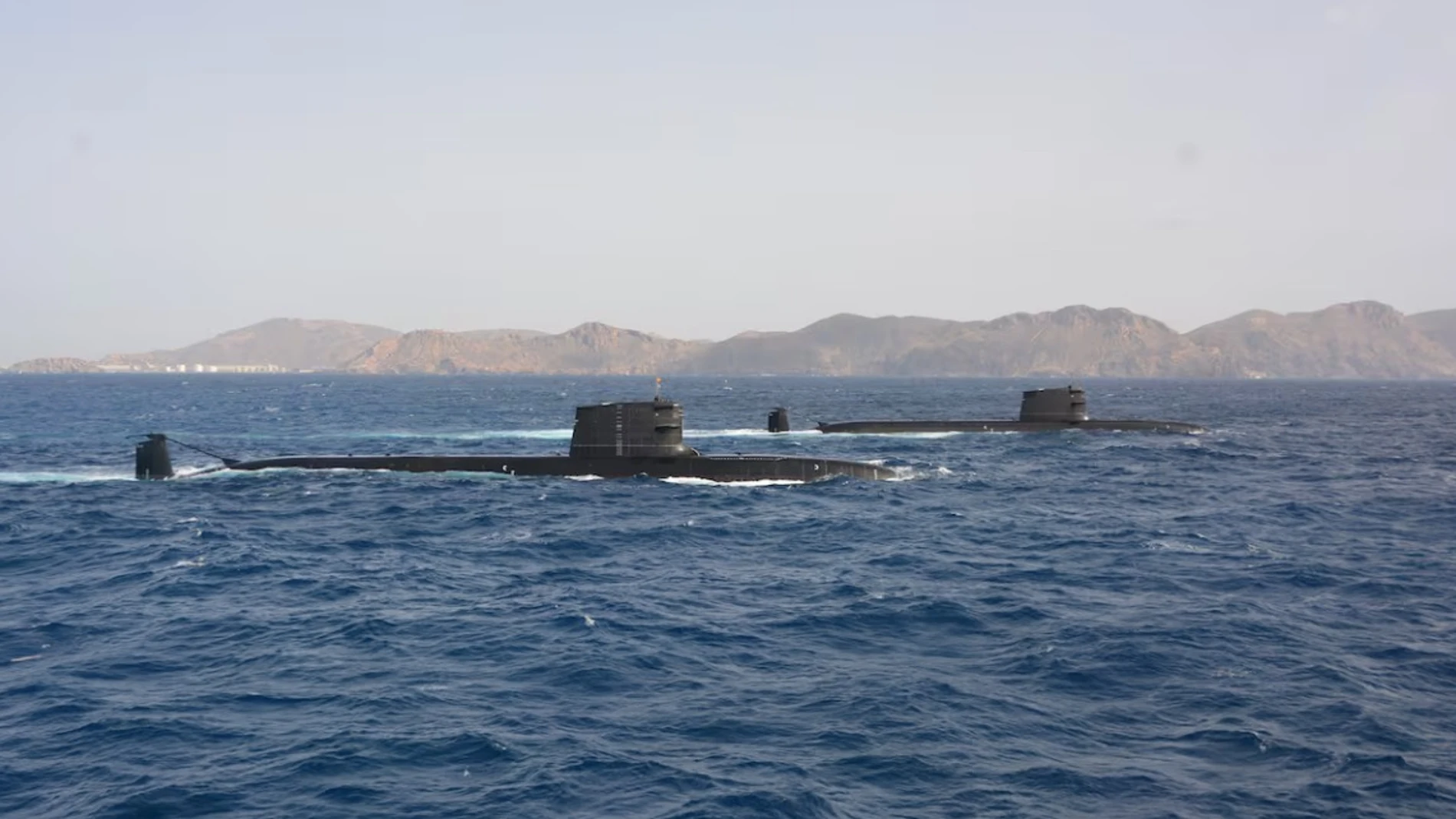 The two best submarines in Spain send a message to Morocco