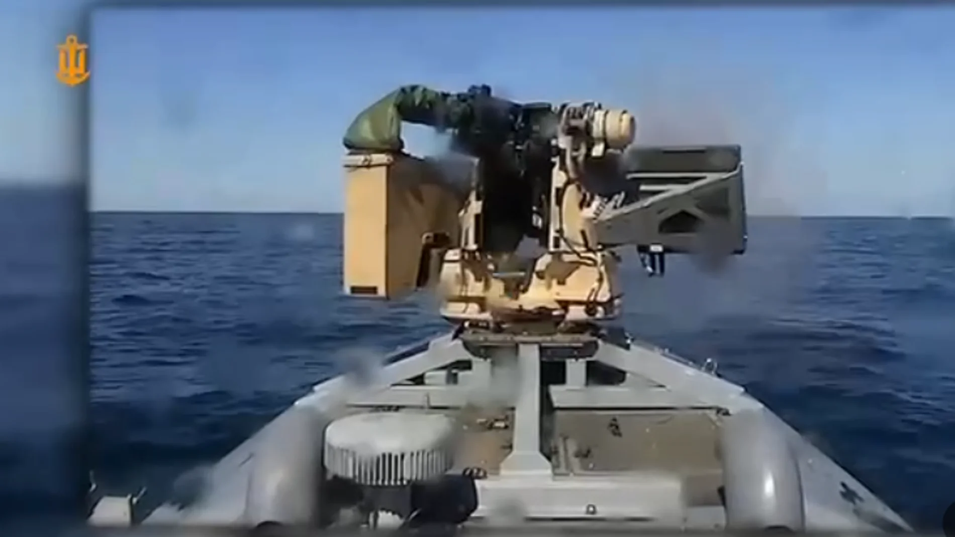 This is the first drone naval battle: one robot ship hunts and destroys another in the Black Sea