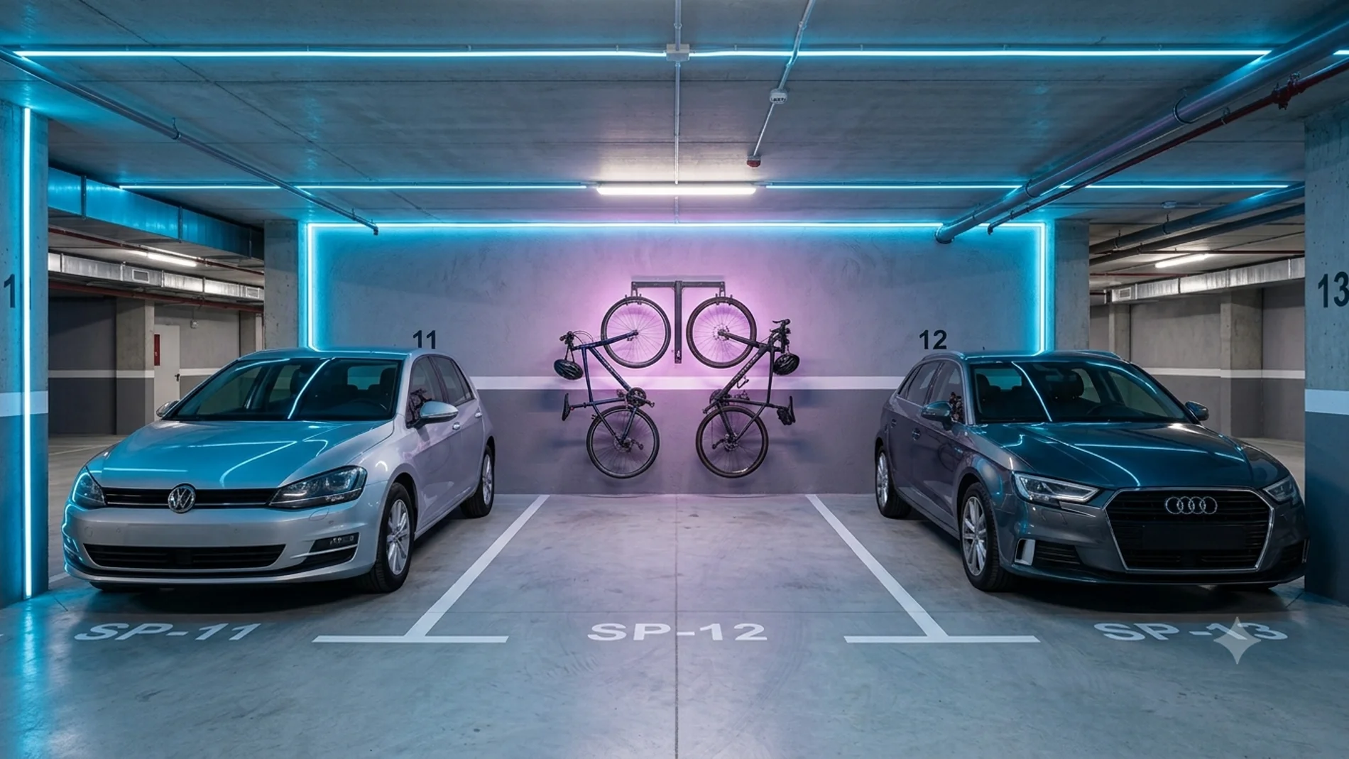 You can store a bicycle in your garage, but there are limits: this is what the Horizontal Property Law says