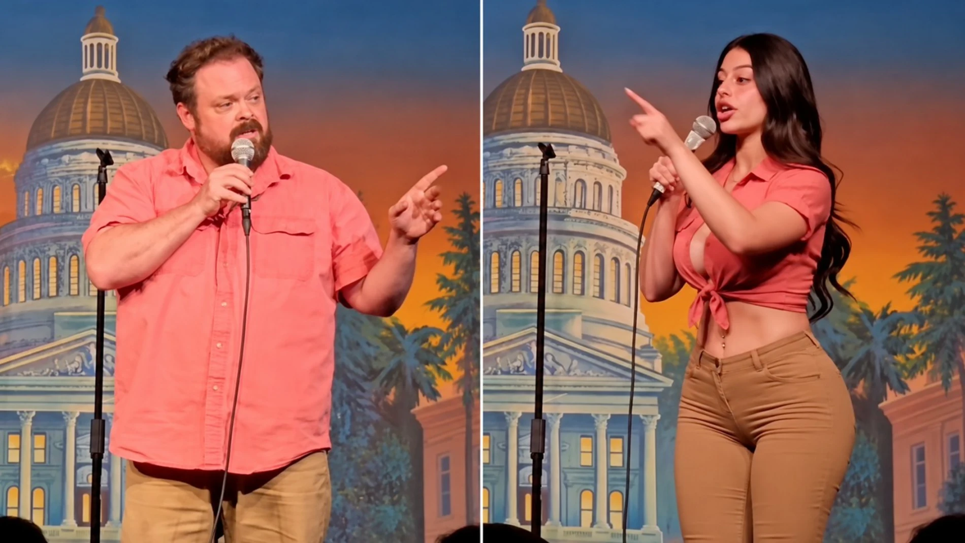 Comedians denounce that sexy women created with AI steal their jokes to promote OnlyFans
