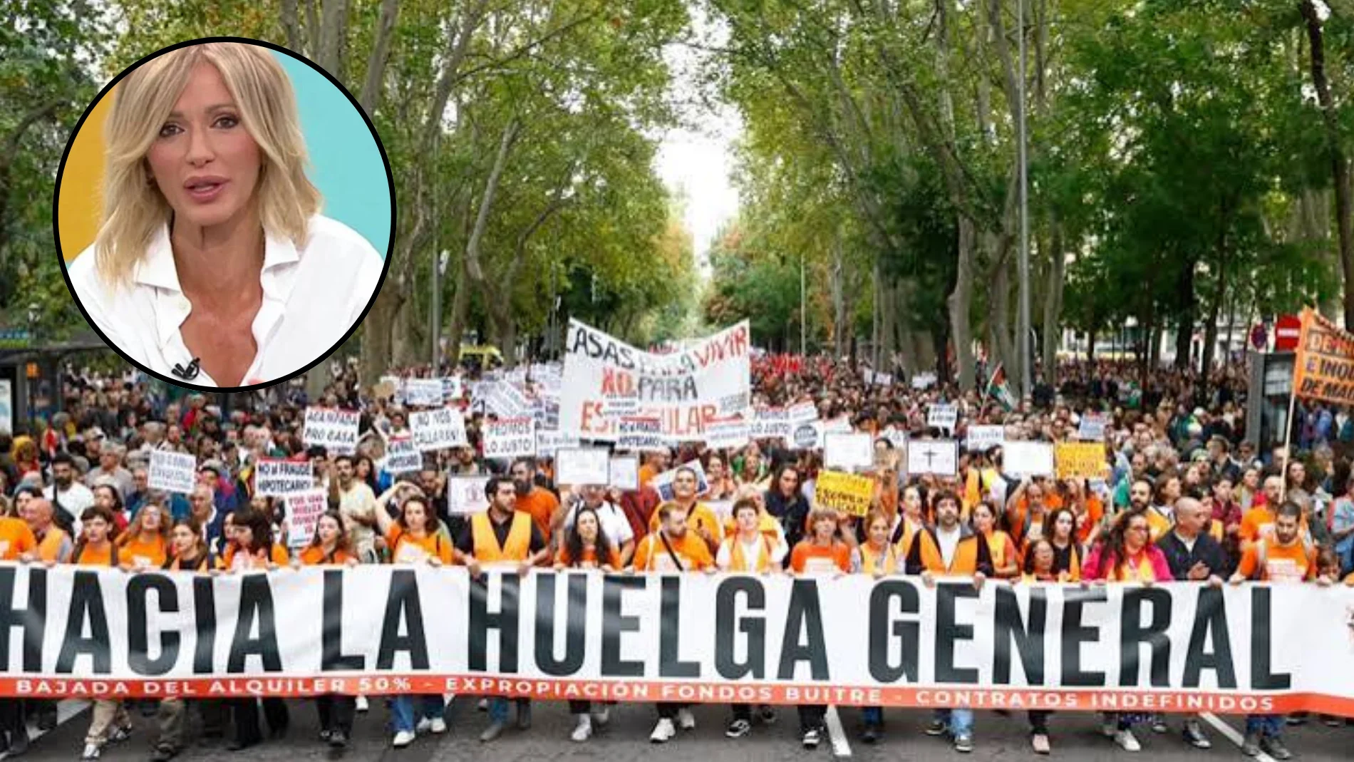 Susanna Griso explodes against the unions: "For eight years you have danced the water with Yolanda Díaz and this Government and now, before the electoral campaign, say that you are calling a general strike behind the Tenants' Union"