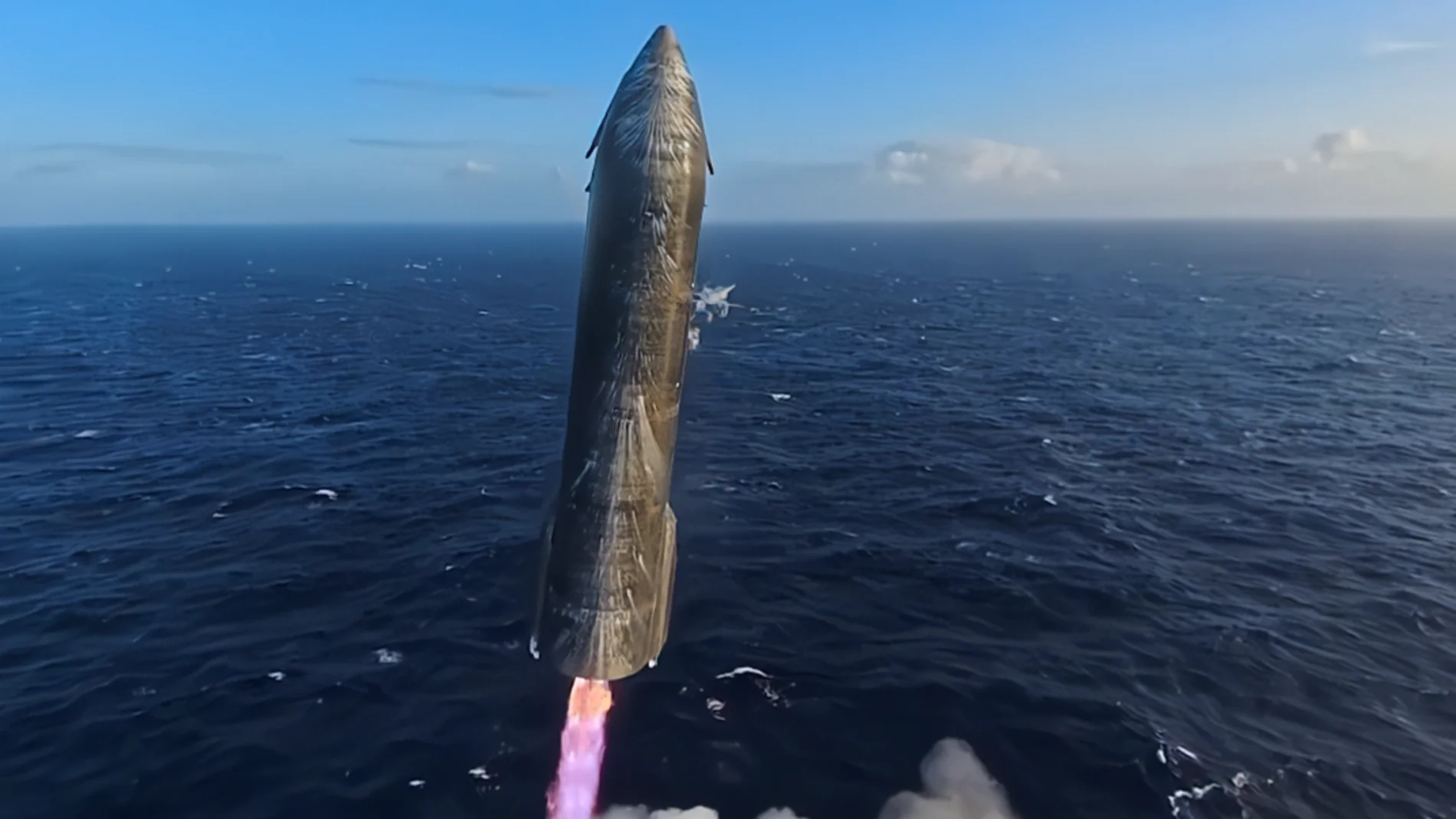 The first Starship to survive a launch into space is already back at its base